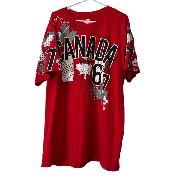 EH! Canadian 67 Maple Leaf Canada Pride Men's T Shirt Preppy Humor Travel Casual - Picture 1 of 10